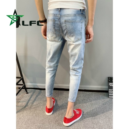 QUẦN JEANS ỐNG CÔN ĐẦU LÂU CHẤP VÁ