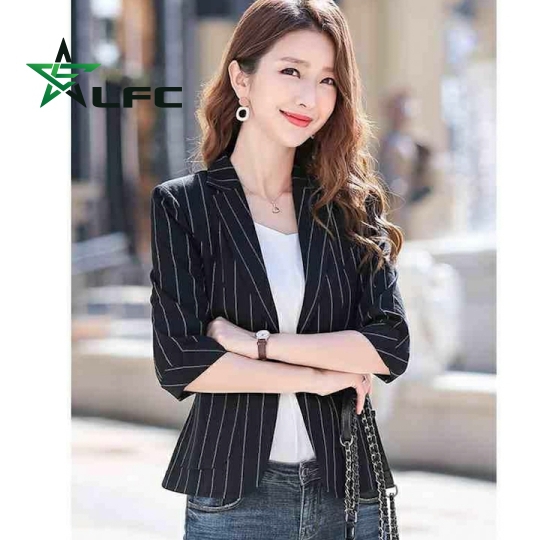 ÁO KHOÁC GIẢ VEST TAY LỬNG SỌC ĐỨNG